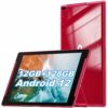 10.1 inch Tablet,Android 12 Tablets with Stand,12GB RAM 128GB ROM (512GB Expandable Storage),HD IPS Screen,2.0MP Front Camera,8.0MP Rear Camera,W