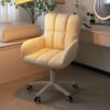 office chair gaming chair computer chair Ropin Pink Makeup Chair Wheels Desk and Chair Personal Armchair Dormitory Home Apartment Furniture