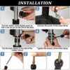 Fixing a Sinking Office Chair Cylinder Alternatives 5 Pieces Gas Lift, 10 Pieces Stainless Steel Hose Clamps with Dual-Purpose Screwdriver No Gas