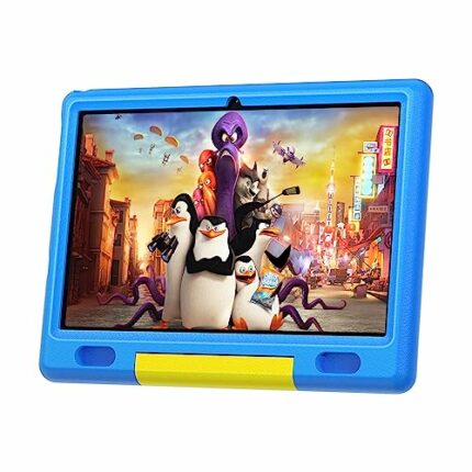 Freeski 10-inch Kids Tablet, Android 13 Tablet for Kids, HD IPS Display, 6GB RAM, 64GB ROM, Quad-Core Processor, Kidoz Pre Installed, Parental Co