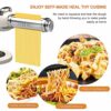 Assiduous Pasta Attachment for Kenwood Food Processors, 3-in-1 Pasta Roller Attachment, Stainless Steel Pasta Attachment for Kenwood, with Pasta