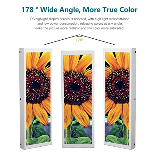 Bewinner 7.9in PC Temp Monitor, Metal Case IPS USB Mini Screen, for AIDA64 PC CPU RAM Data Monitor PC Sensor Panel Display Temperature Monitor