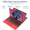 AOCWEI Laptop Computers Win 11 14" 6GB RAM 256GB SSD 1920x1080 FHD Traditional Laptop 2.4G+5G WiFi Bluetooth 4.2 Full Metal Notebook with Wireles