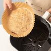 100PCS Paper Liners for Air Fryer Baskets,Paper Liner for 3L-5L Air Fryer Microwave Oven,Oil Proof,Baking Paper for Air Fryer Accessories,Waterpr