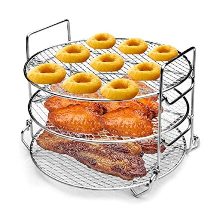 Grill Rack for Ninja Max AF160UK,SHUOMAO 304 Stainless Steel Multi Layer Dehydrating Rack Accessories for with Ninja Air Fryer Max AF160UK(Regist