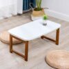 EYHLKM White Computer Desk, Laptop Desk Foldable Bed Dormitory Lazy Small Table Simple Home