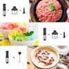 Yumystori Stainless Steel Hand blender Set,7 in 1 Stick Blender 800W,20 Speed Immersion Blender with Ice Crush,Beaker,Chopper,Whisk,Frother,Blend