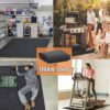 UISKOOPW Outdoor Storage Shed Mat，Hot Tubs Mat, Anti-Slip and Waterproof Backing, Dustproof Outdoor Carport Mat，Patio Furniture Floor Mat for Pro