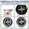 3 Pcs Silicone Replacement Seal Rings, Waterproof Gaskets Compatible with Nutribullet 600W 900W Blender, BPA-Free Durable Rubber Replacement Part