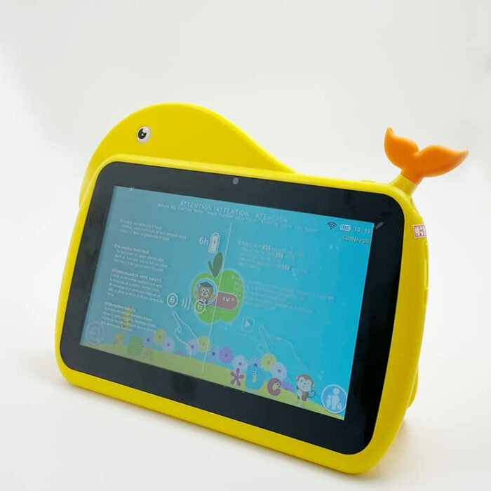 Atouch Kids Early Education Android Tablet KT2 7-Inch blue color Smart Tablet with 16GB/2GB RAM Bluetooth Quad Core CPU Wi-Fi Kids Tablet Pc Plus