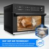 BridgePro 30L Digital Air Fryer Oven Inc. x1 Full Accessory Set - XXL Family Sized 18-in-1 with Dual Cook, Smart Dial, 360° Hot Air Circulation T