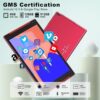 10 inch Tablet, Android 12 Tablets, 8GB RAM 128GB ROM(512GB Expandable), HD IPS Screen,2MP+8MP Dual Camera,Wi-Fi, Bluetooth 5.0, 6000mAh Battery,