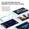 TJD 10.1 inch Tablet,Android 12 Tablets with Stand, 4GB RAM,64GB ROM (512GB Expandable Storage), 6000mAh, HD IPS Screen, 2MP Front Camera,8MP Rea