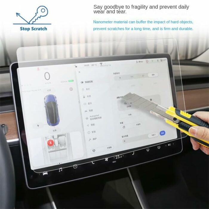 For Tesla 3 Y Screen Monitor Protection Film