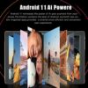 Annadue Tablet 10 Inch 11 Tablet PC, with Dual Sim Card Slot, 4GB RAM 256GB ROM(TF 128GB), Octa Core 2.0Ghz, Support Calling, Dual Camera, WiFi,