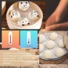 WENRERO 6 PCS Silicone Dehydrator Sheets Non Stick Food Fruit Dehydrator Mats Trays Silicone Steamer Liner Reusable Steamer Mesh Mat Round Dumpli