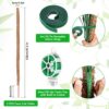 Artline 2 Pcs Moss Poles for Plants, 120CM/47 Bendable Climbing Plant Support Indoor, Coco Coir Moss Sticks for Monstera Plant/Cheese Plant Growt