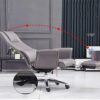 YT.JYUERI Relax Comfortably Safe Leather Office Chair with Armrest High Back Classic 360 Degrees Rotation Adjustable Height Executive Chair Compu