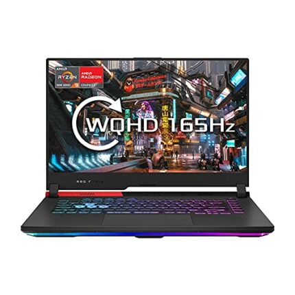 ASUS ROG Strix G513QY 15.6" WQHD 165Hz Gaming Laptop (AMD Ryzen 9 5900HX, AMD Radeon RX 6800M 12GB Graphics, 16GB RAM (2x 8GB), 1TB PCI SSD, Wind