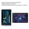3.5 Inch IPS Computer Temp Monitor, Computer Temperature Display, USB Mini Screen Temperature Display PC CPU Data Monitor for PC CPU RAM Data
