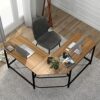 soges Computer Desk L-Shaped Desk Large Corner Desk L(150+150) * W55 * H76 cm Office Table Computer Workstation for Home and Office, LD-Z01-OK
