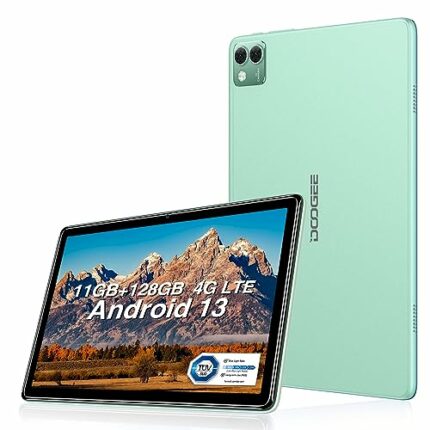 DOOGEE Android 13 Tablet T10S 10 incht Tablet IPS FHD Screen, 11GB RAM + 128GB ROM (Expand 1TB), TUV Low bluelight, 6600mAh Battery, 8MP+5MP Came