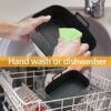 2Pcs Silicone Air Fryer Liners for Ninja Air Fryer Dual, Ninja Liner for Double Silicone Pot Ninja Air Fryer Accessories, Airfryer Liners Airfrye