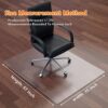 ZIJINJIAJU Chair Mats 1.5mm Thick 35 X 59 Inch Floor Protectors for Chairs, Waterproof Plastic Clear Floor Mat Rectangular Office Hard Floor Chai