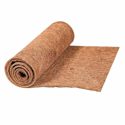 Ymopd Natural Coco Liner Roll - 11.7 * 78Inch Coconut Fiber Pad, Coconut Husk Liners Mat for Planters Baskets, DIY Moss Pole for Patio Containers
