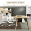 Floor Chair Mat Adhesive Non-Slip Office Home Desk Chair Mat Carpet Floor Scratches Protector