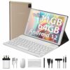 YOTOPT U10 Tablet 10 Inch 4G lte and WiFi, Android 12.0 Octa-Core Tablet, 11GB RAM, 64GB ROM(1 TB Expandable), FHD smart screen, 5MP+8MP, With Ke