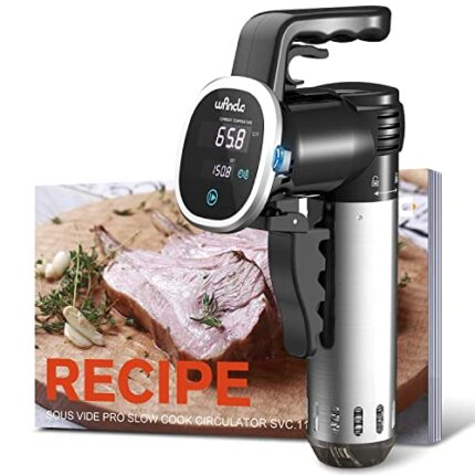 Wancle Sous Vide Precision Cooker Immersion Circulator, Black-Classic