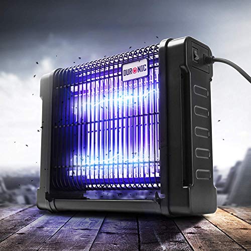 Duronic Fly Killer FK8412 | UV Light Kills Mosquitoes and Flying Insects | Small Size | Slimline | Ceiling or Wall Mountable | Indoor Pest Contro