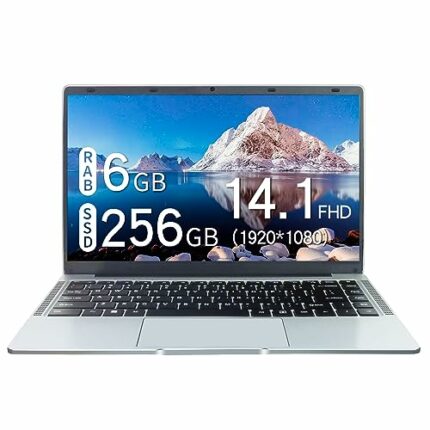 UDKED Laptop,6GB RAM 256GB SSD Laptops,14 Inch 1920x1080 Pixels Ultrabook,Intel Celeron Quad Core Computer（up to 2.5ghz）,Laptops with 5G/2.4G WiF