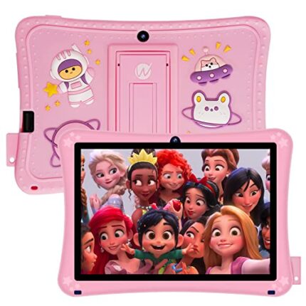 WeTap 7'' HD Tablet for Kids, Android Kids Tablet with Parental Control,Toddler Tablet with WiFi, Bluetooth, 32GB Storage, Dual Camera, Children