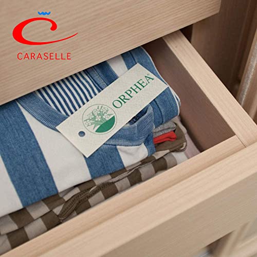 Orphea Anti Moth Strips - Floral Scented Moth Repellent for Wardrobes Drawers Shelves - Wardrobe Fresheners for Wool - Moth Paper Strips for Clot