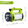 USB Rechargeable Portable Searchlight Torch Multi-Functional Camping Lantern, Waterproof LED Spotlight Searchlight