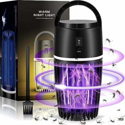 Dagosh Electric Mosquito Killer, Bug Zapper, Mosquito Killer Lamp,USB Mosquito EradicatorIndoor,Safe & No Radiation- Insect Killer Flies Trap wit