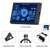 Sikai 3.5 inch Mini Screen PC Parts,IPS Screen/USB-c Port,PC Temperature Display AIDA64, Compatible with Windows System PC Sensor Panel Display C