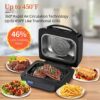 TopStrong Air Fryer Grill Combo Indoor, 8-in-1 Air Fryer and Health Grill with Air Crisp, Roast, Broil, Pizza, Dehydrate, Bake, Grill and Manual,
