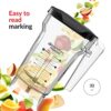 Blendtec 75 oz FourSide Commercial Jar - Four-Sided Replacement Blender Jar - Compatible with Most Blendtec Blenders - 32 oz Blending Capacity -