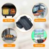 2PCS Air Fryer Liners for Ninja AF300UK, Double Air Fryer Liner, Ninja Foodi Air Fryer Accessories, Non-Stick Airfryer Liner for Dual Air Fryers