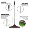 WINSLOW & ROSS Artificial Grass Rake - Astro Turf Rake with Telescopic Handle & Soft Nylon Brush, Fake Rake for Lawns, Leaves, Soil, Pet Hair and