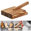 Wood Tortilla Press, Wooden Dumpling Wrapper, Heavy Duty Corn Tortilla Machine, Easy Use, Pastry Press Dumpling Pressing Tool Kitchen Baking Tool