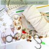 suo long Macrame Diy Plant Hanger Kit Macrame Cord 4mm Kit for Macrame Beginners with Wooden Rings Wooden Beads Large Hole Macrame Metal Rings Ma