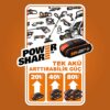 WORX WA3553 20V 4.0Ah Lithium Battery with Powershare Battery Platform