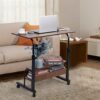 Computer-Desk Office-Desk, Small-Folding Gaming-Laptop Home-Office Desks for Small Spaces, Writing Study Desk Table with Storage for Home Bedroom