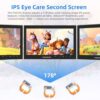 Thinlerain 10.1 inch Small PC Monitor Mini Monitor HDMI Monitor with IPS Panel, 1366x768 LED Monitor Support HDMI VGA Intput, for Computer, Lapto