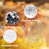 YOYIAG Stainless Steel Skewer Stand: 15 Pin Rotisserie Steamer Multi Pin Grill, Accessories Grill, Skewer Stand with Air Fryer Silicone Pot, with