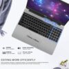 AOCWEI Laptop 15.6" Intel Celeron J4105 (Up to 2.5Ghz) 4 core 6GB RAM 128GB SSD Win 10 Pro Laptop 1080 FHD Screen 2.4G+5G WiFi Bluetooth 4.2 HDMI
